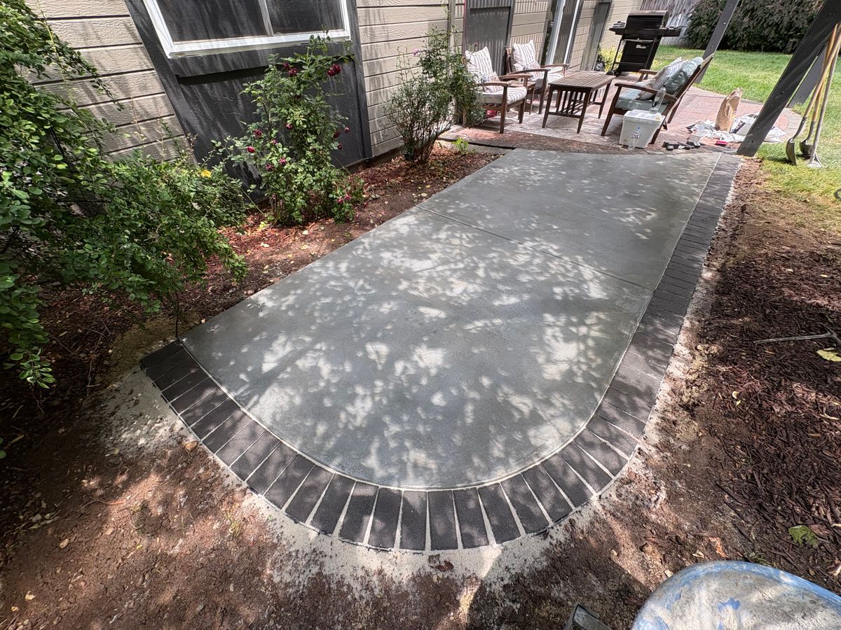 Patio Design & Installation for AMF Concrete Construction in Boise, ID