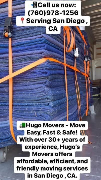 Specialized & Moving and Packing for Hugo’s Affordable Moving Labor in San Diego, CA