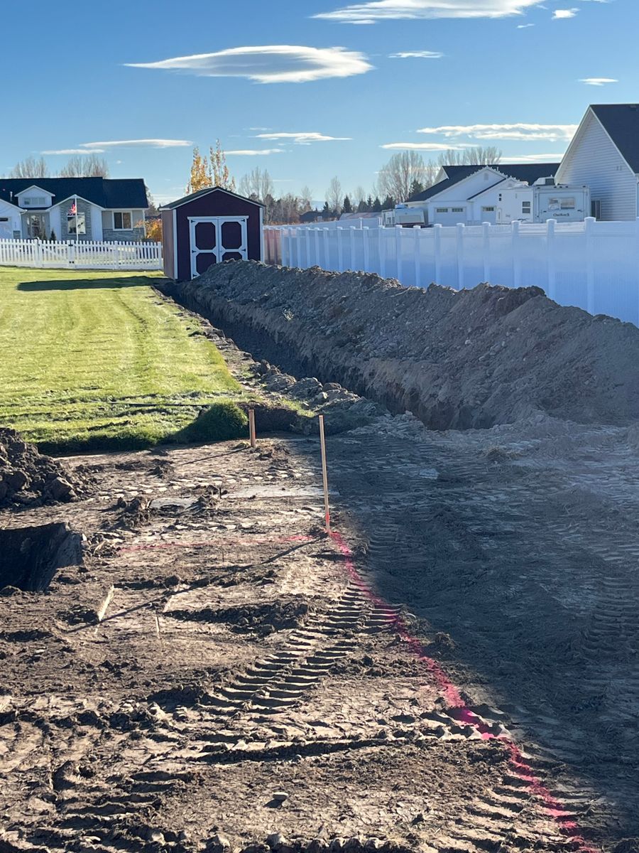 Ditch work/culvert installation for SilverStone Excavation in Rigby, ID