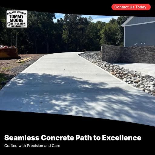 Stamped Concrete Installation for Tommy Moore Construction in Anderson County, TN