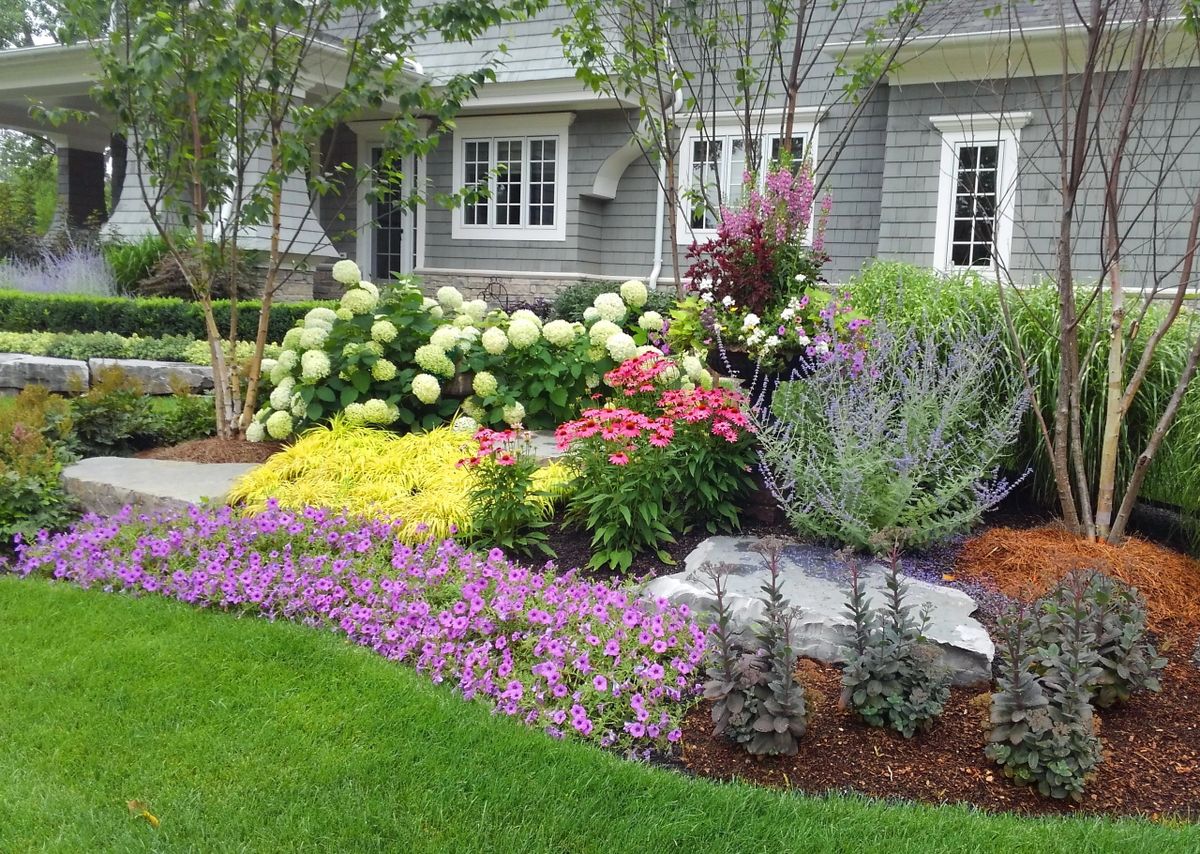 Flower Bed Installation for Piedmont Lawn and Landscaping in Lexington, NC