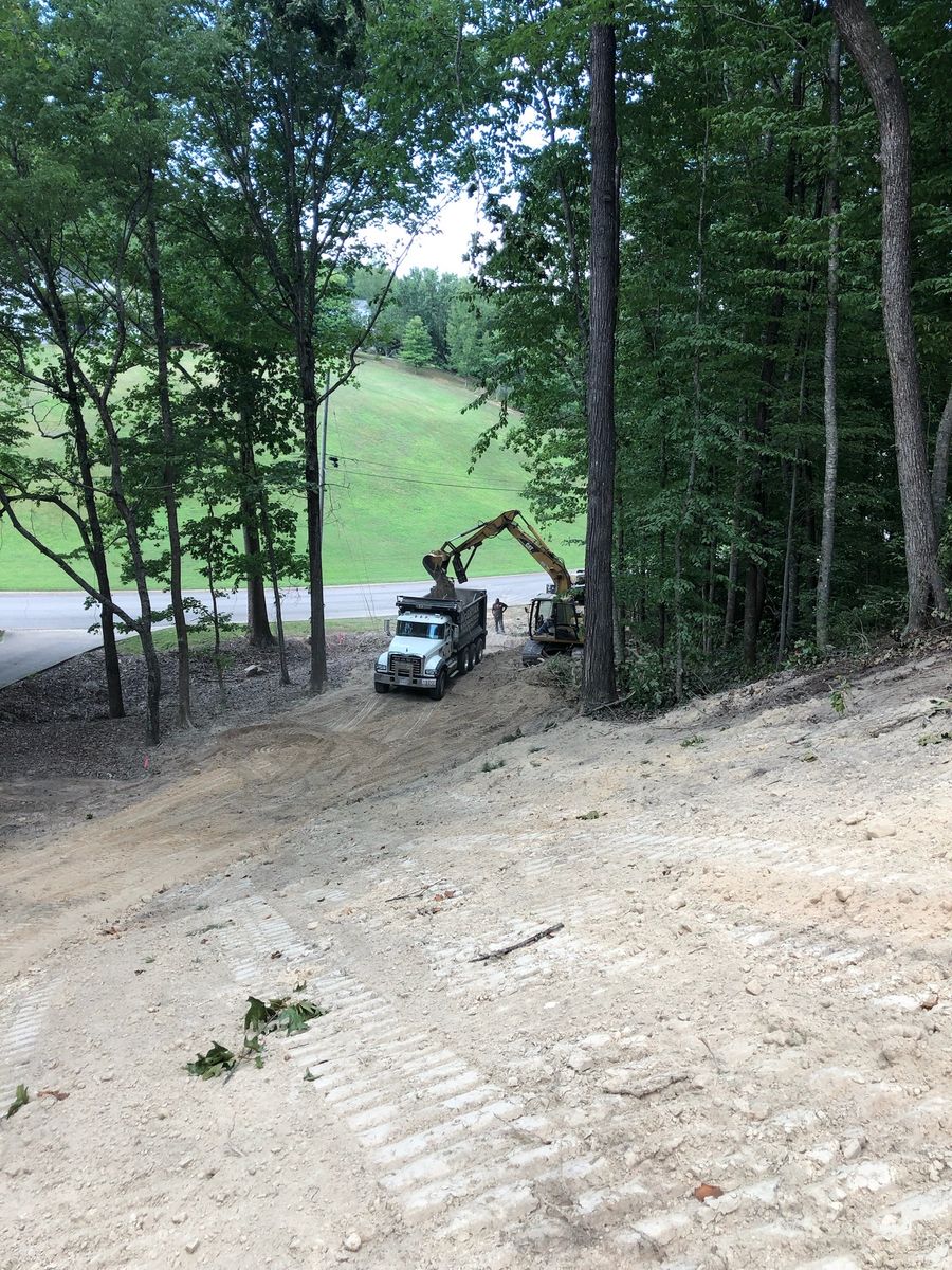 Land Clearing for McBryar Excavation in Trenton, GA