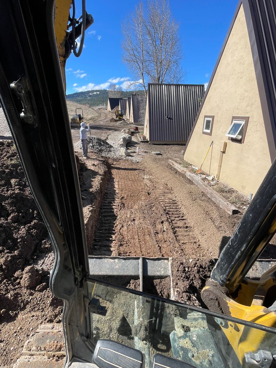 Site Grading for Hansen Earth Works in Jackson, WY