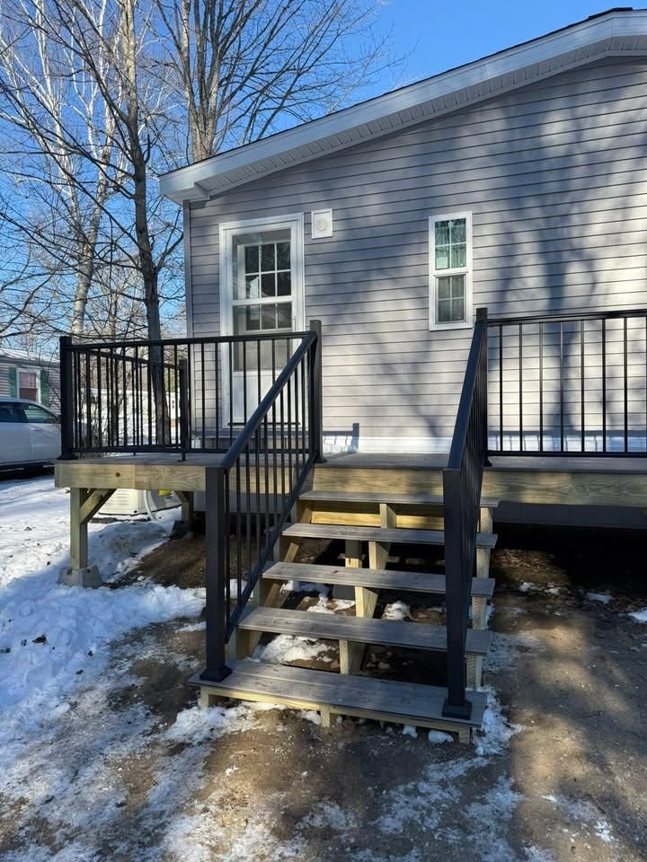 Deck & Patio Installation for The Finish Group in Bangor, ME