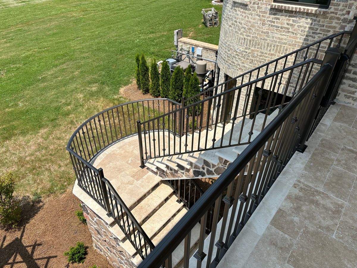 Ornamental iron railings for Dog Town Welding and Fabrication in Portland,  TN