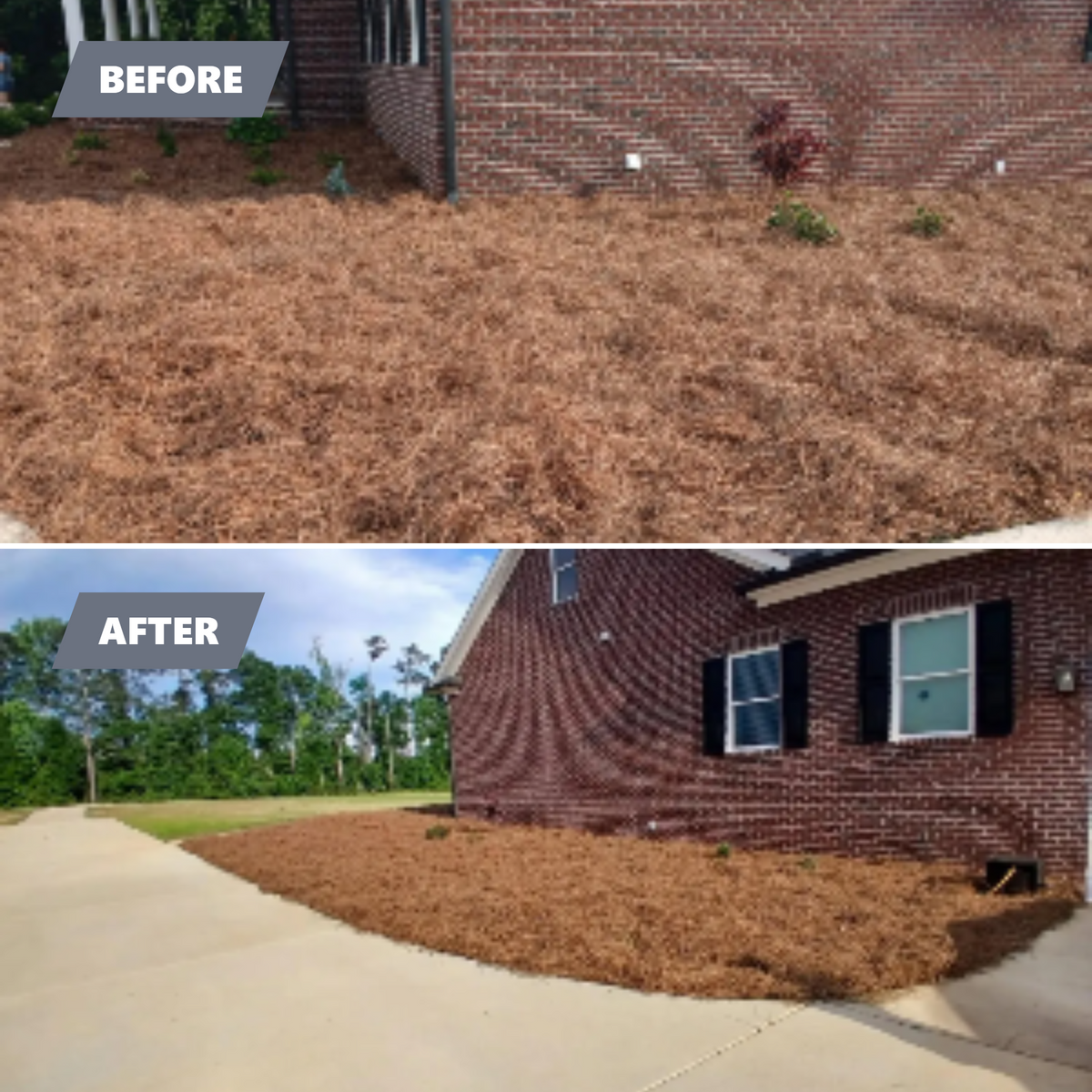 Mulch Installation for Fresh Cut Yard & Lawn Care LLC in Forsyth, GA