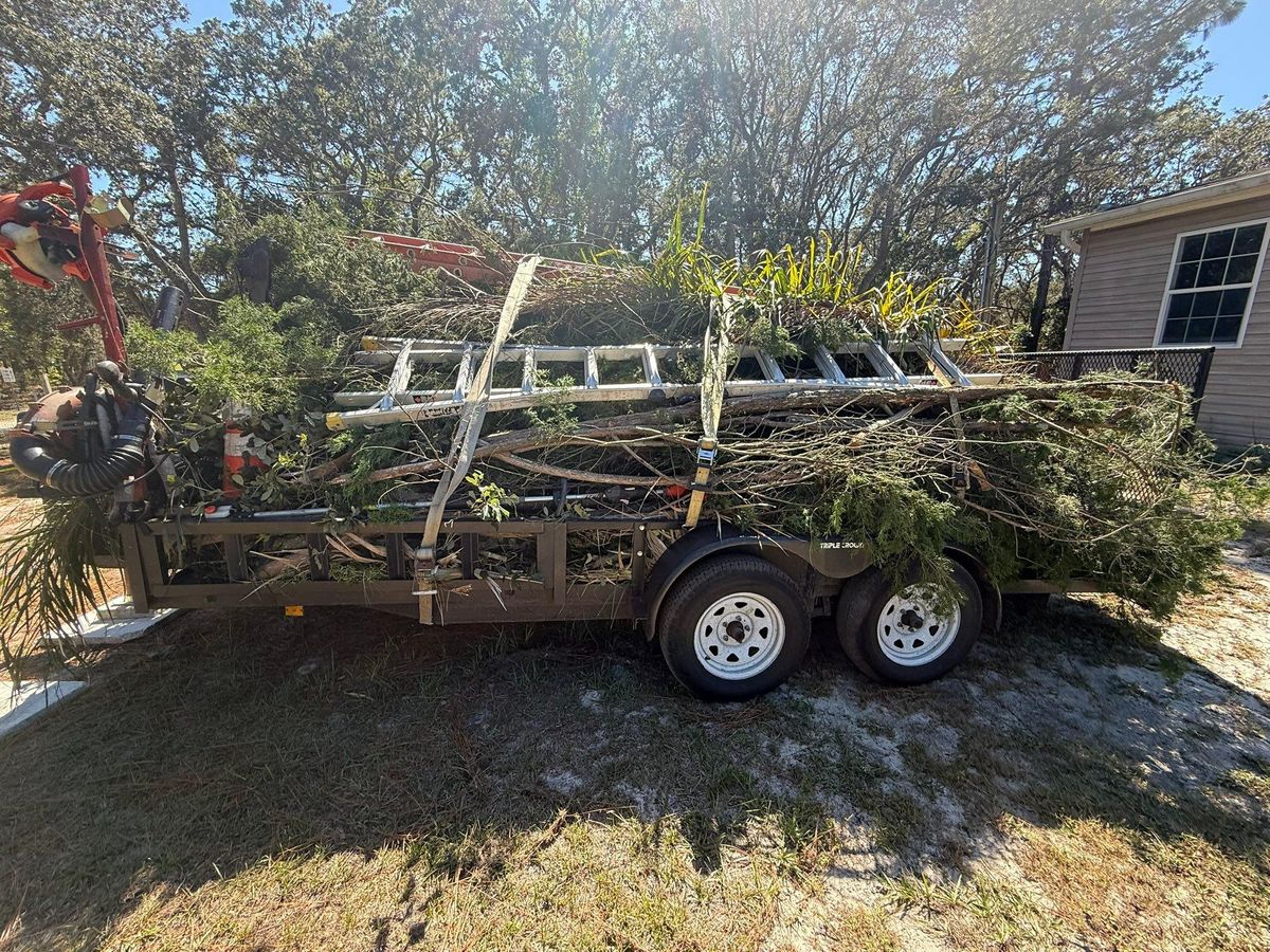 Fall Clean Up for Kramer & Son’s Property Maintenance in Hudson, FL