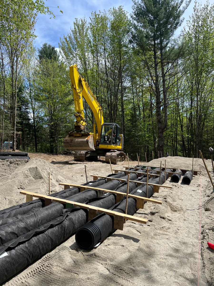 Site Preparation for Andy Naylor Excavation in Johnson, VT