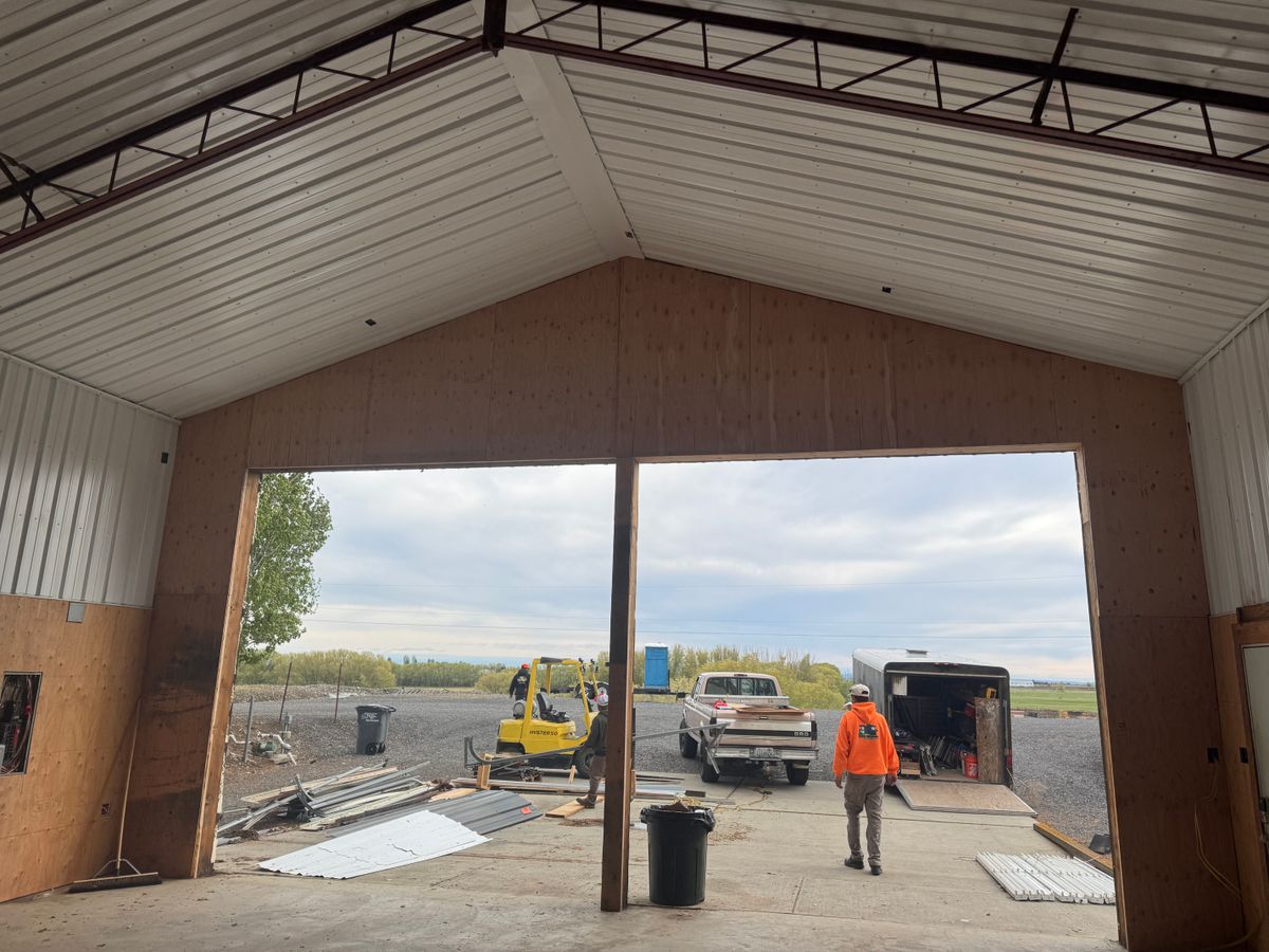 Framing for Inland Northwest Contracting in Ephrata, WA