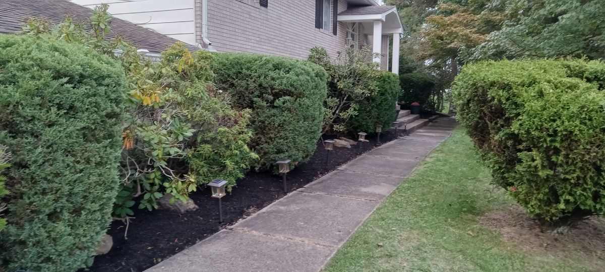 Mulch Installation for Bakers Landscape & Design in East Liverpool, OH