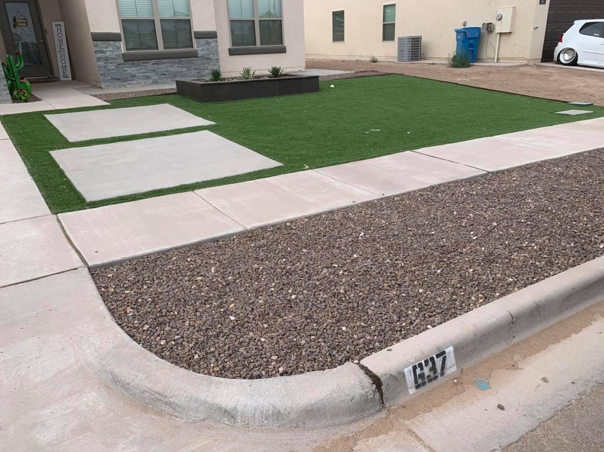 Concrete Sidewalks for L&S Contractors in El Paso, TX