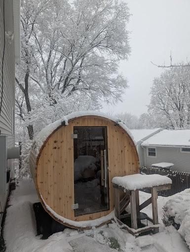 Sauna Installation for Evolution Earthscapes, LLC in Ludlow, MA