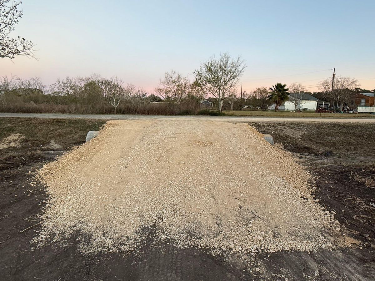 Property Grading for Strause Land Improvement & Construction in George West, TX