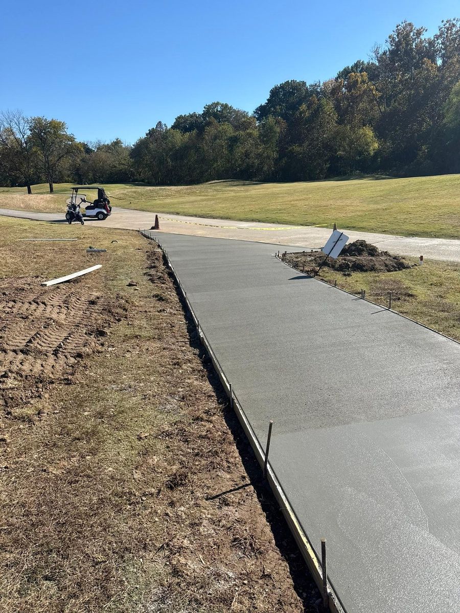 Concrete for Mangrum’s Concrete in Franklin, TN