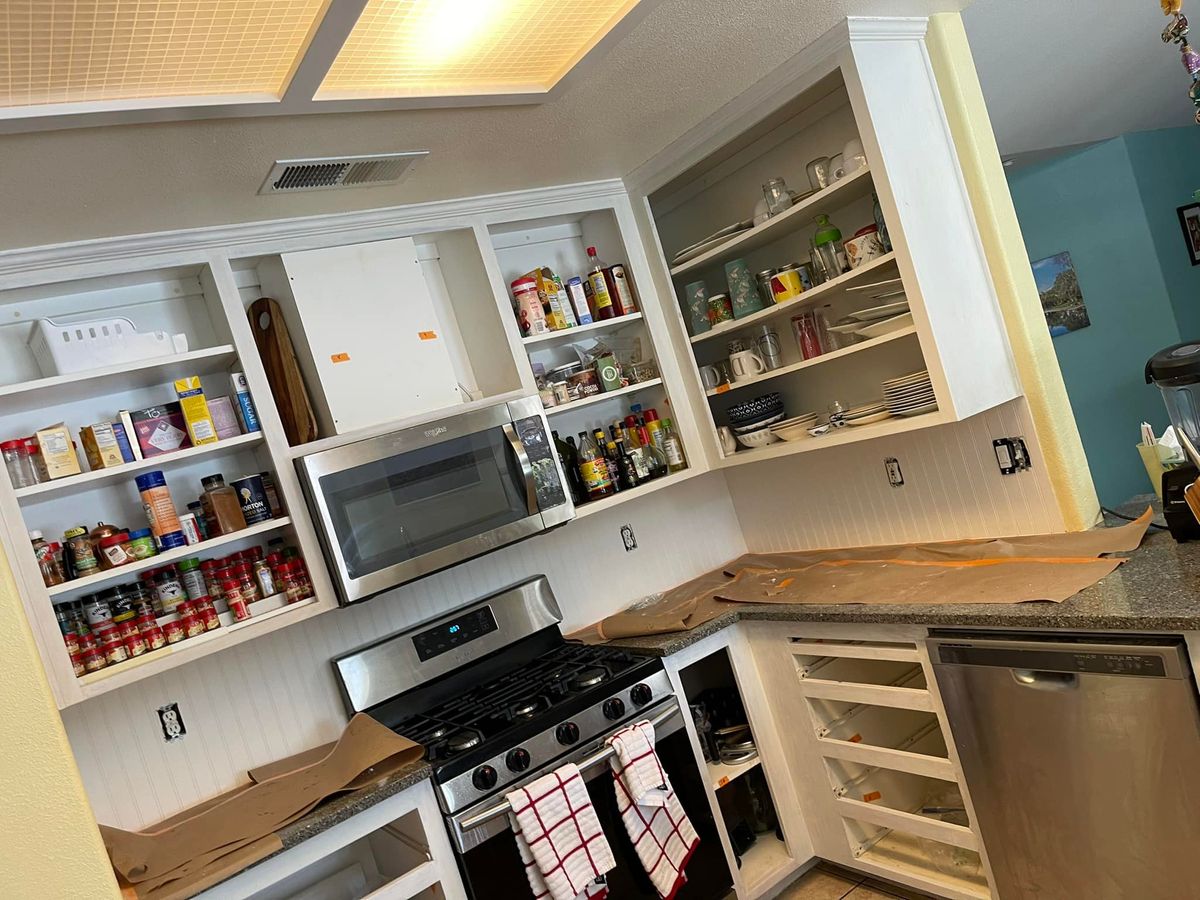 Kitchen and Cabinet Refinishing for Cole's Painting in Chico, CA