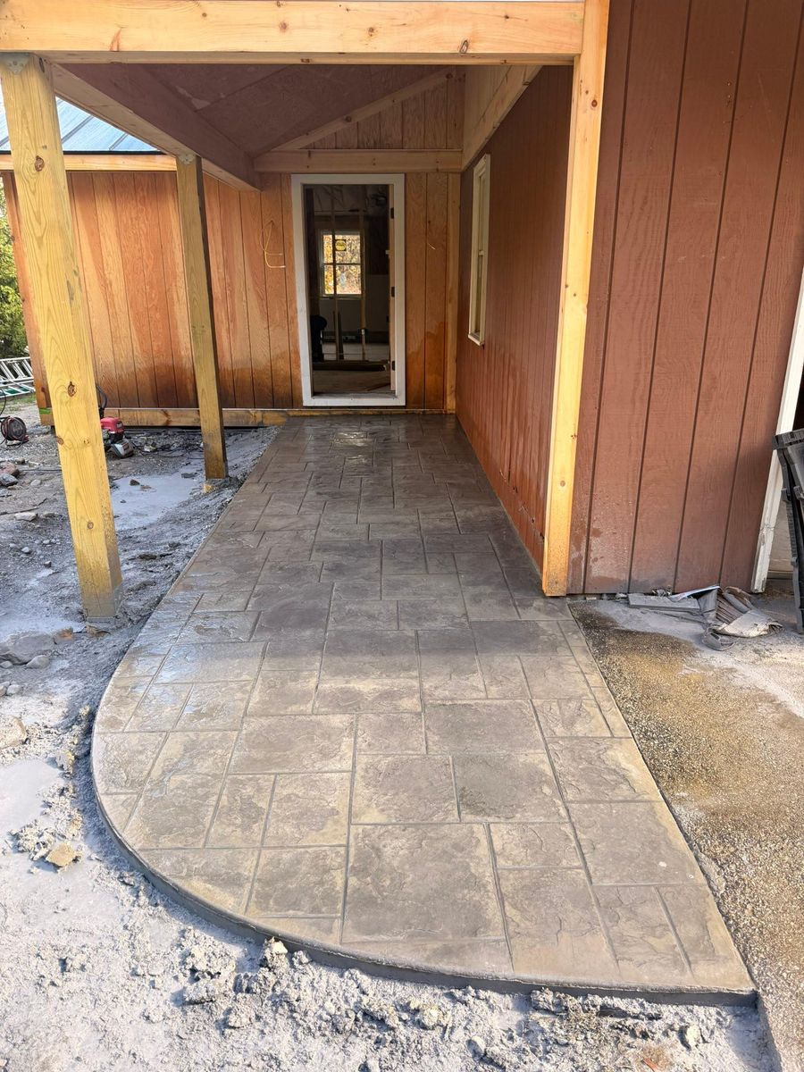 Patio Design & Installation for LeClaire Flatworx in Bomoseen, VT