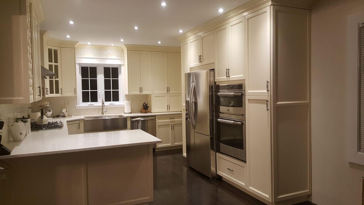 Kitchen Renovation for Prestigious Custom Cabinets  in Lindenhurst,  NY