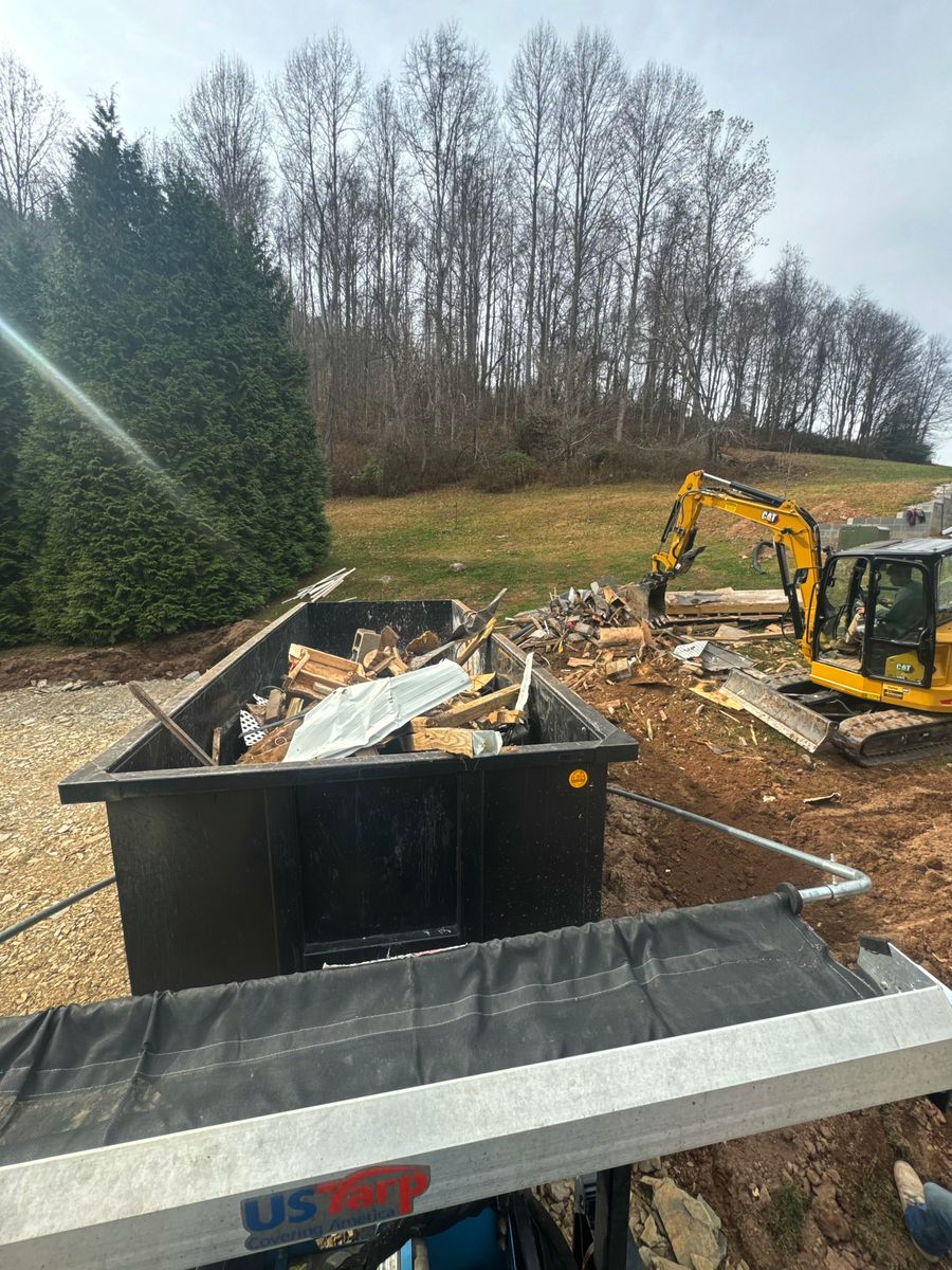 30 Yard Dumpster for Everything Outdoors in Abingdon, VA