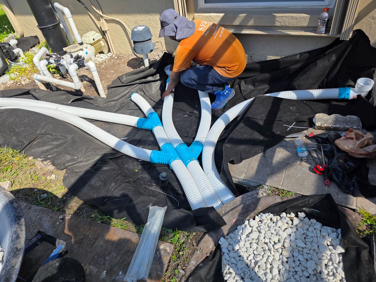 Drain Assessment for Sam's French Drains and Landscape in Orlando, Florida