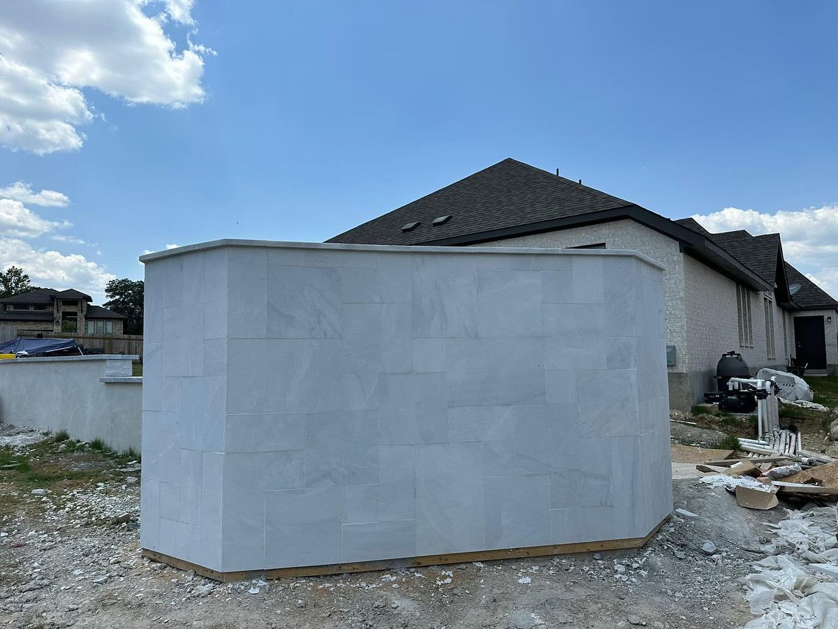 Custom Pool Construction for J & P Construction in Houston, TX