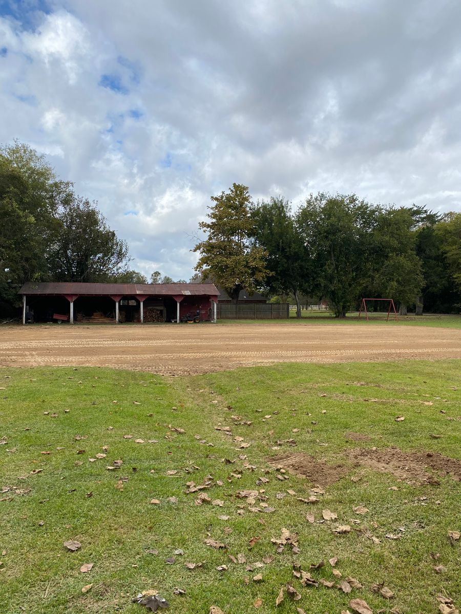 House pads & Driveway Installations for Lambert Equipment Services in Hessmer, LA