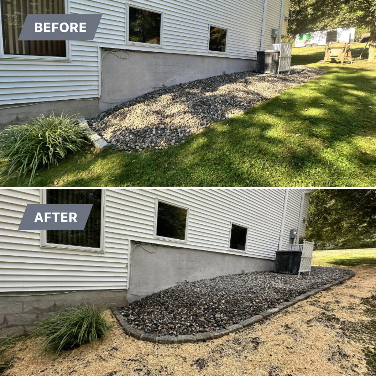 Landscaping installation for NK Landscaping LLC in Dutchess County, NY