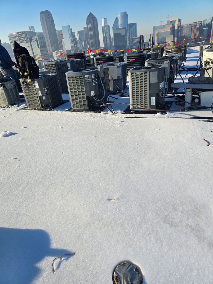 Commercial HVAC Installation for Big Kountry Air in McKinney, TX