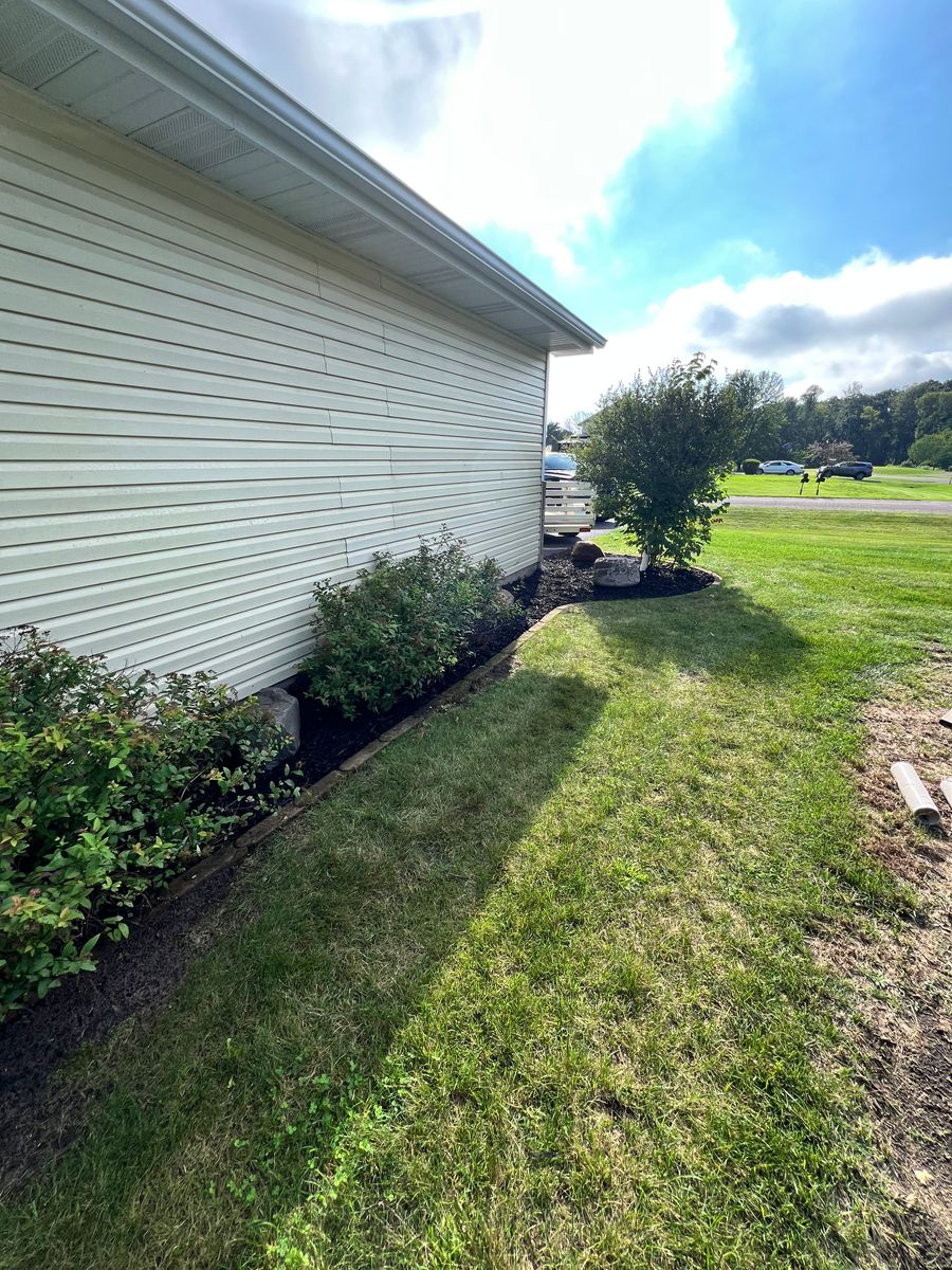 Mulch Installation for Luke's Lawn Care and Landscape in Andover, MN