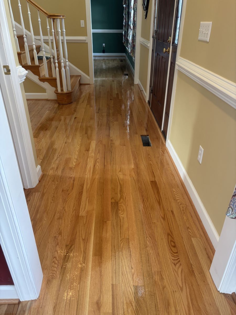 Refinishing hardwood flooring for Jason Tench Flooring LLC in Richmond, VA