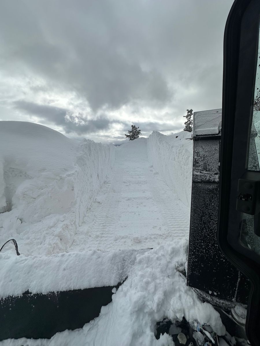 Snow Management for R&H Homes in Bozeman, MT