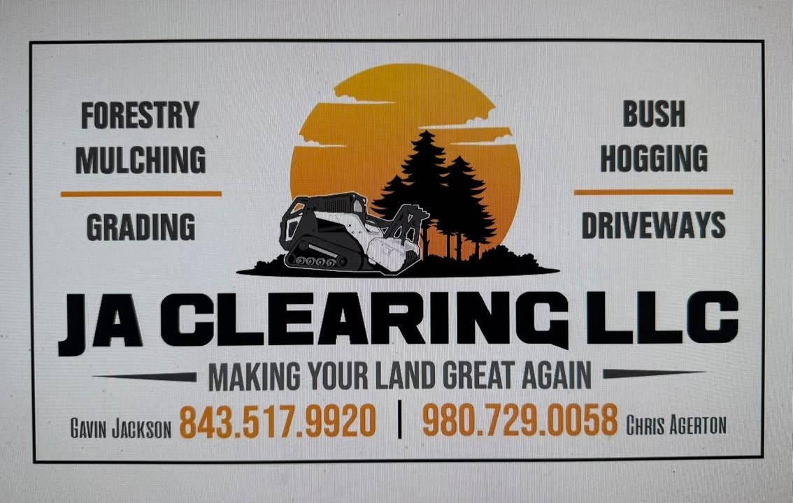 Site Preparation for JA Clearing LLC in Pageland, SC