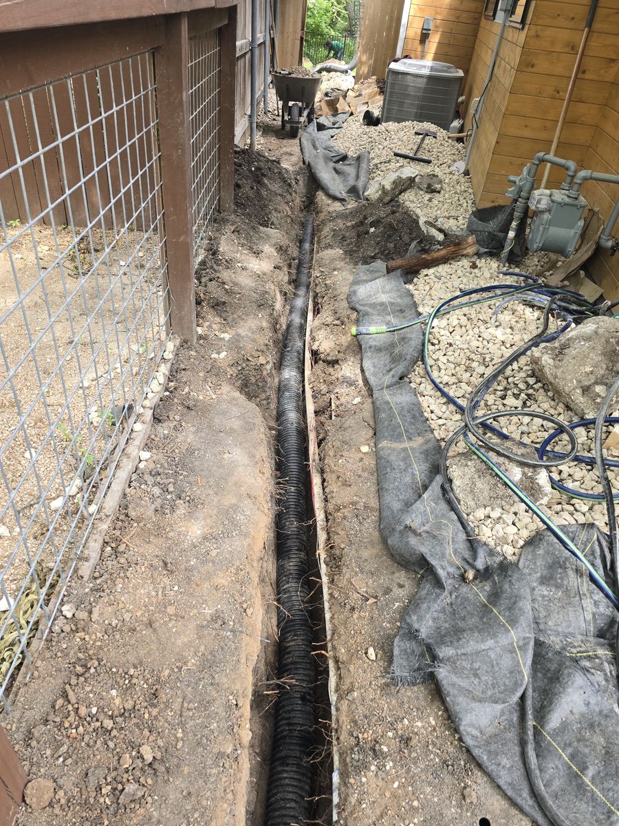 French and Pipe Drain Installation and Repair for Green Pastures Lawn Care in Bastrop, TX