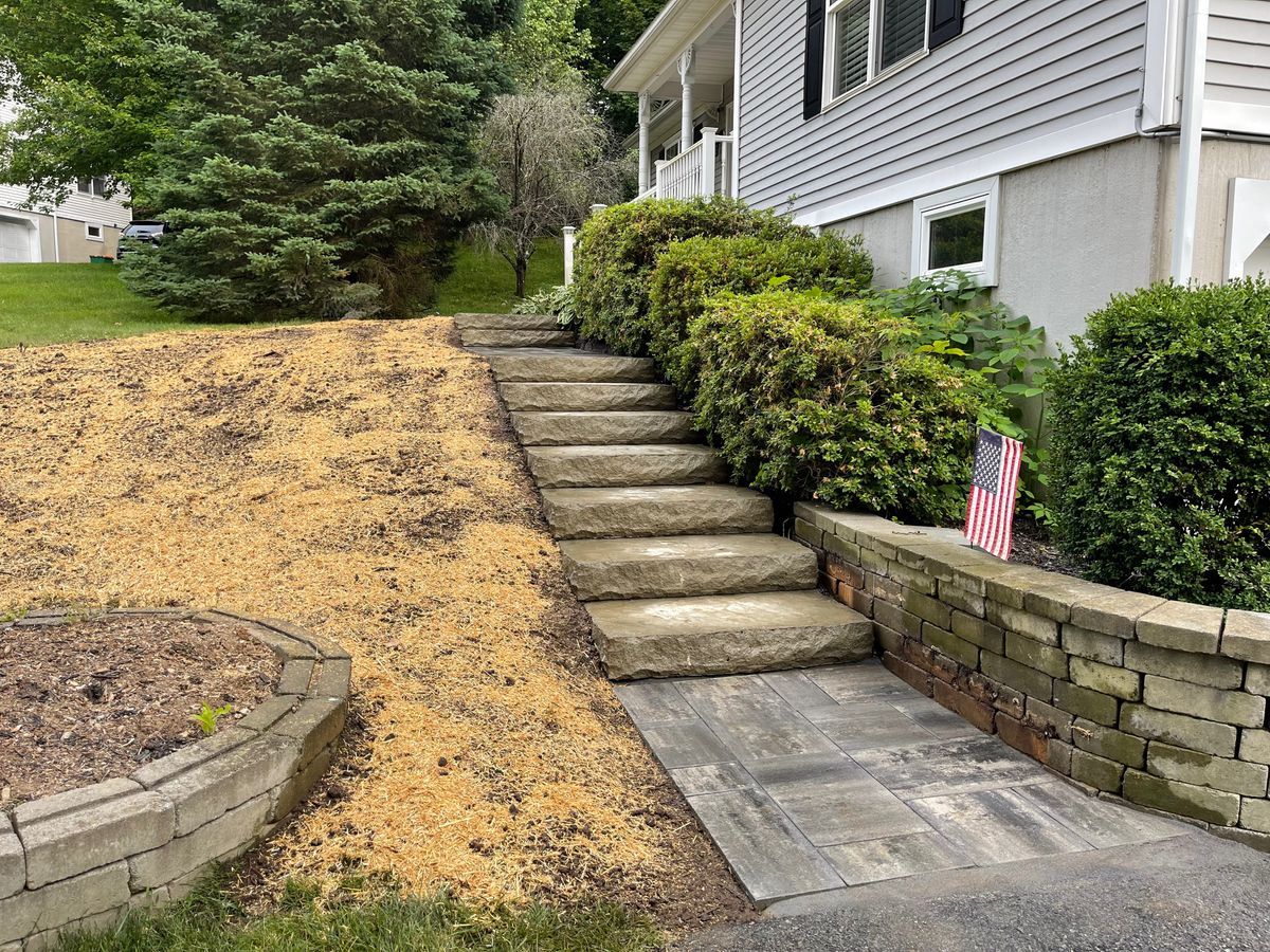 Walkway building for NK Landscaping LLC in Dutchess County, NY