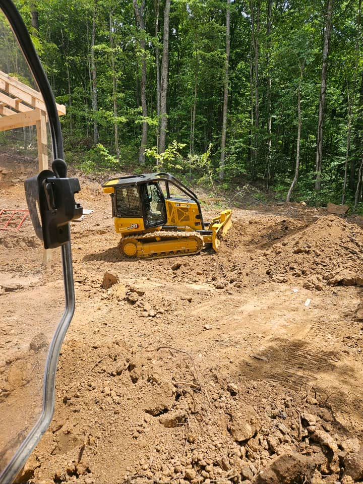 Foundation Digging for B&B Land Management in Jamestown, TN