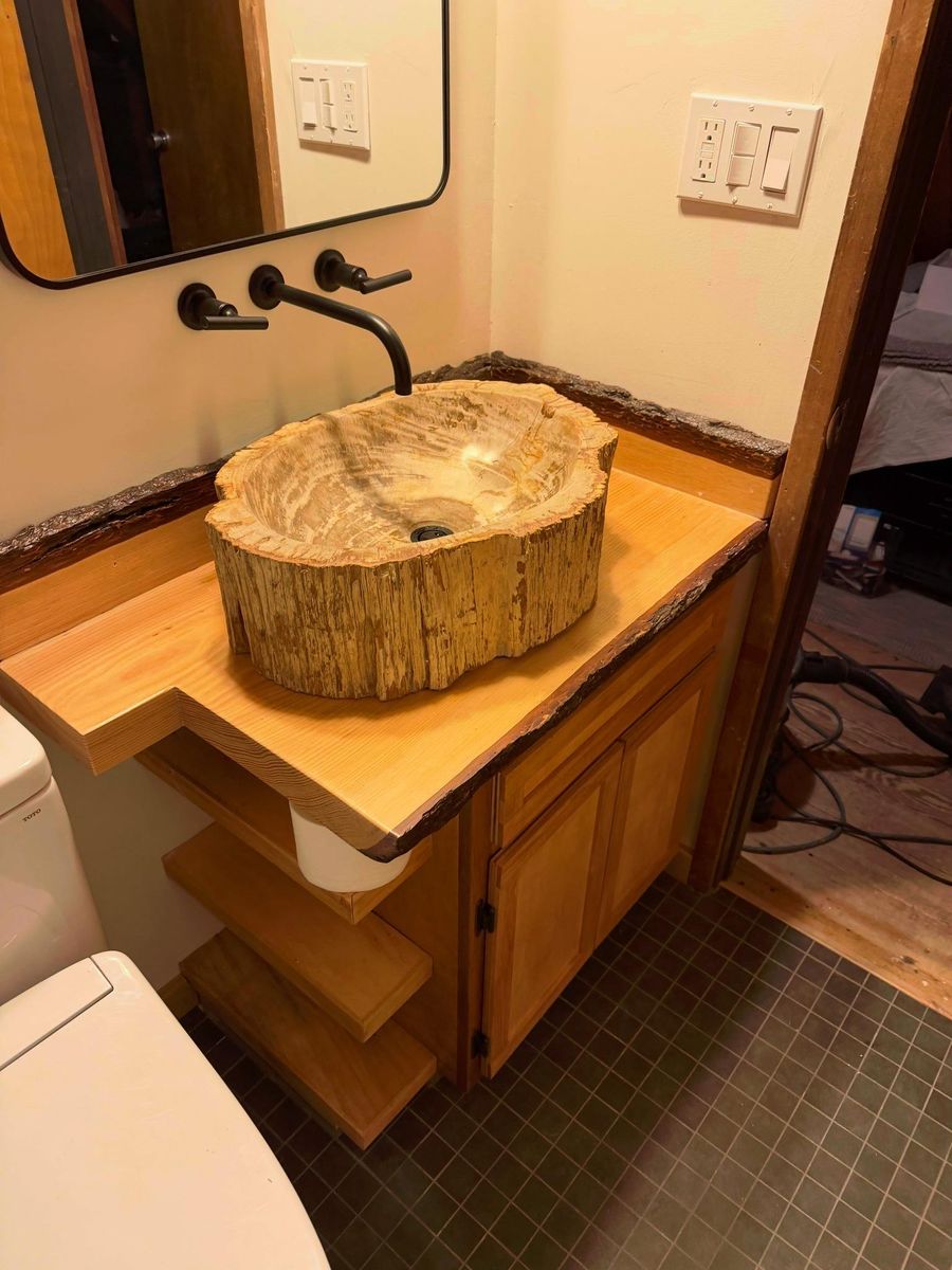 Bathroom Renovation for Redpoint Construction in Truckee, CA