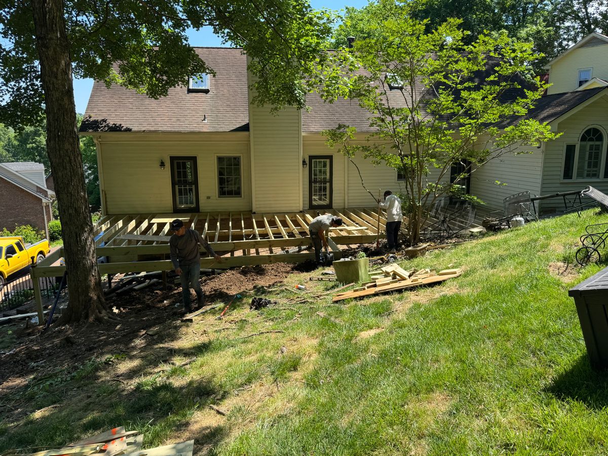 Deck & Patio Installation for J&L Remodeling in Mt. Juliet, TN