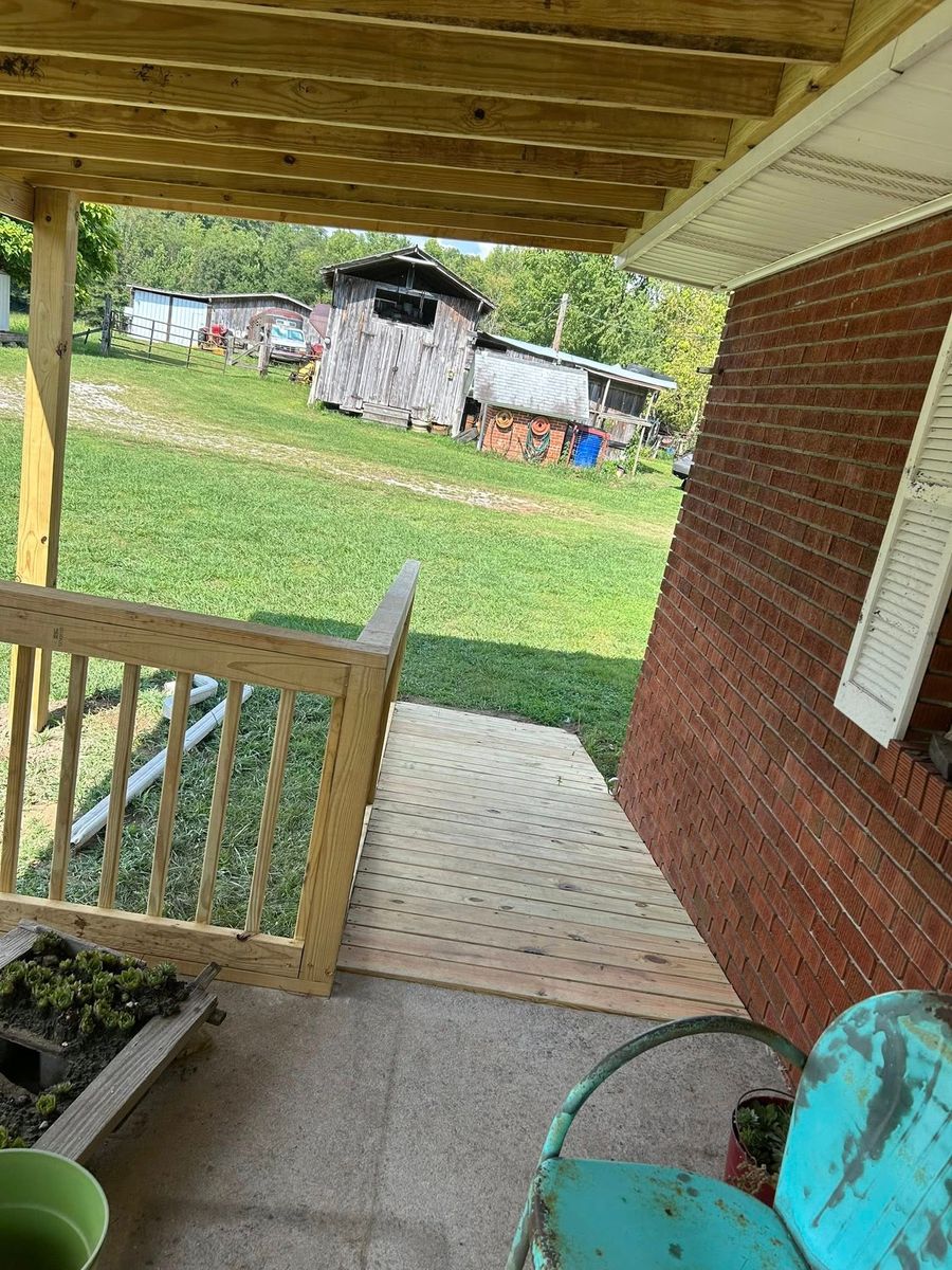 Deck and Patio Construction for Triple R Construction in Williamsburg, KY