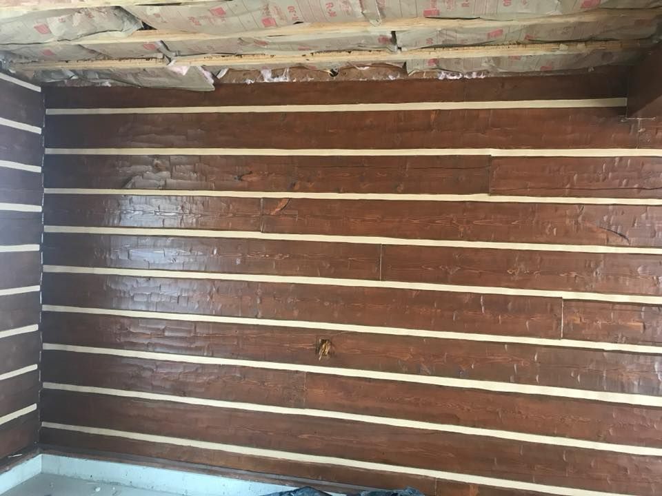 Staining for True Blue Logworks LLC in Corvallis, MT