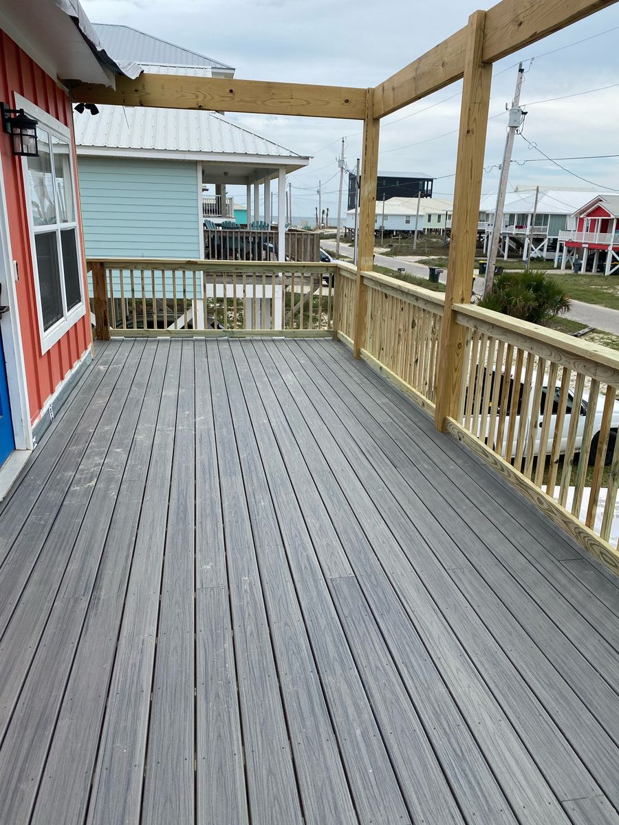 Deck Construction for MDP Elite Services LLC: Custom Home Builder & Renovation Contractor in Baldwin County, AL in Baldwin County, AL