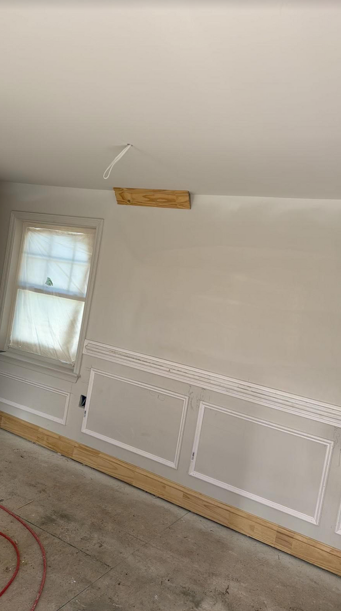 Interior trim molding for G Ochoa Painting LLC in Claremont, NC