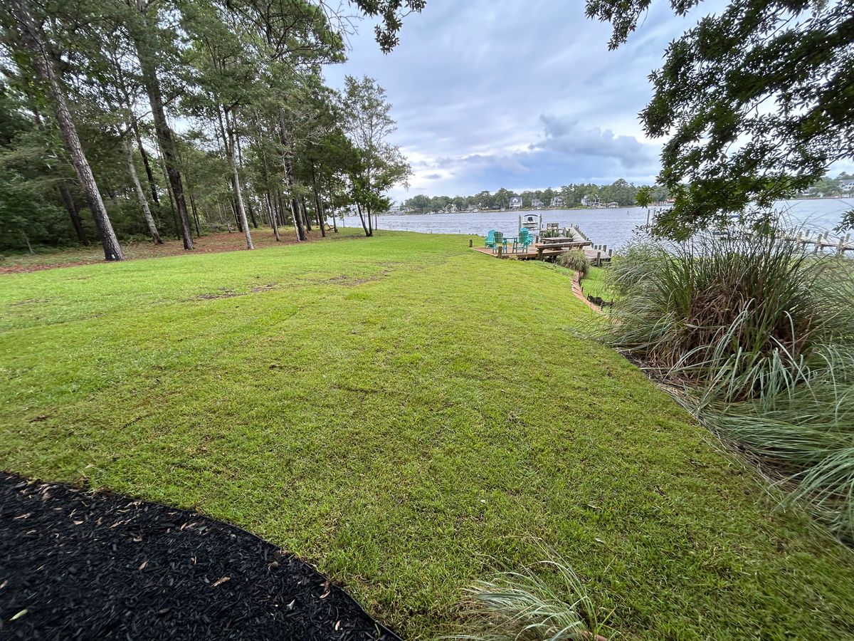 Sod Installation for Top Notch Landscape in Sneads Ferry, NC