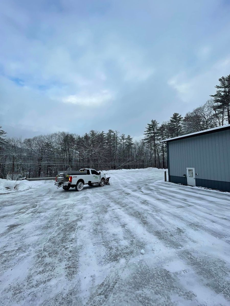 Snow Plowing for BRB Property Management in Moultonborough, NH