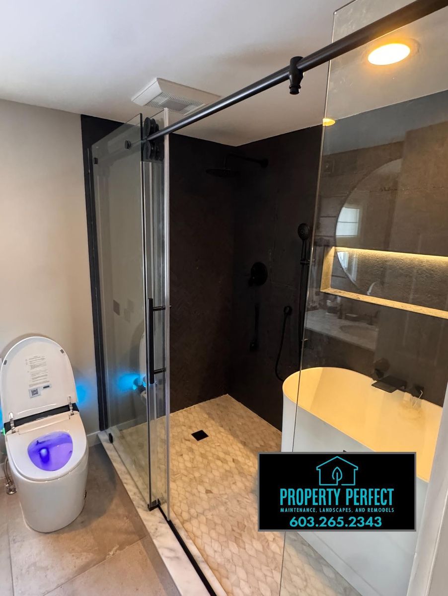 Bathroom Remodel for Property Perfect LLC in Goffstown, NH