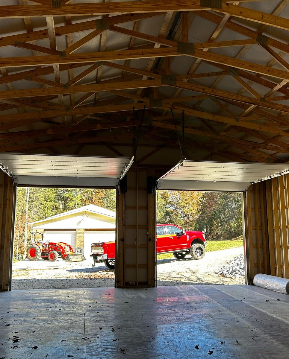 Pole Barn Construction for Shetler’s Excel Construction in Hickory, NC