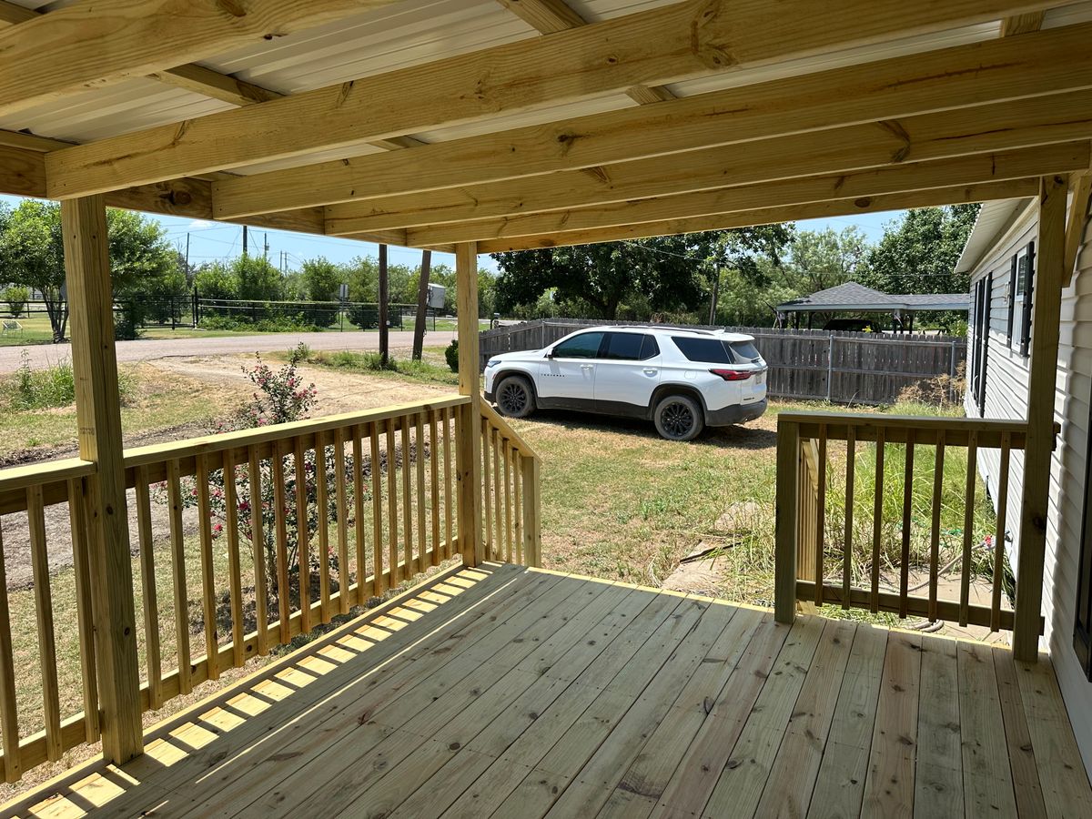 Deck Installation for Timberline Deck & Patio in Covington, TX