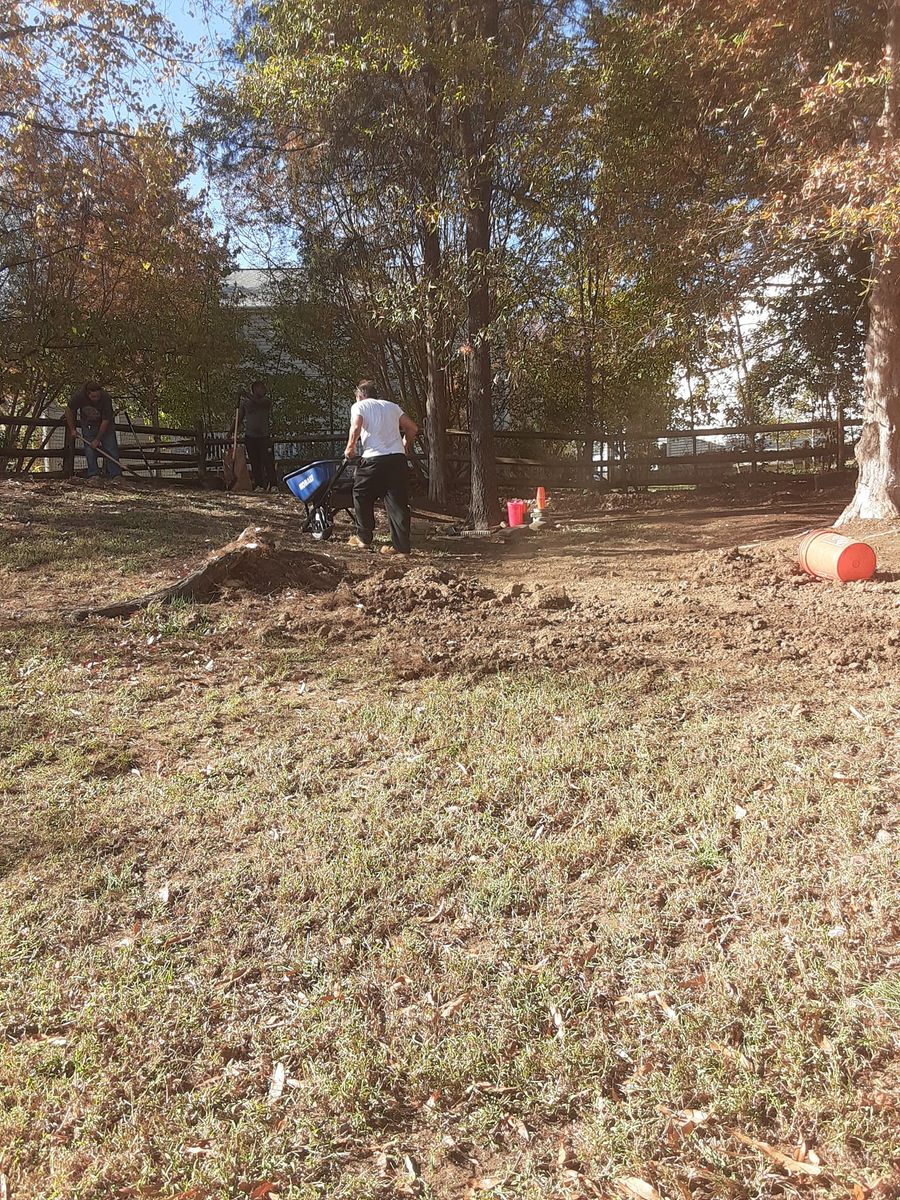 Fall Clean Up for Oakhurst Landscaping and Tree Service in Charlotte, NC