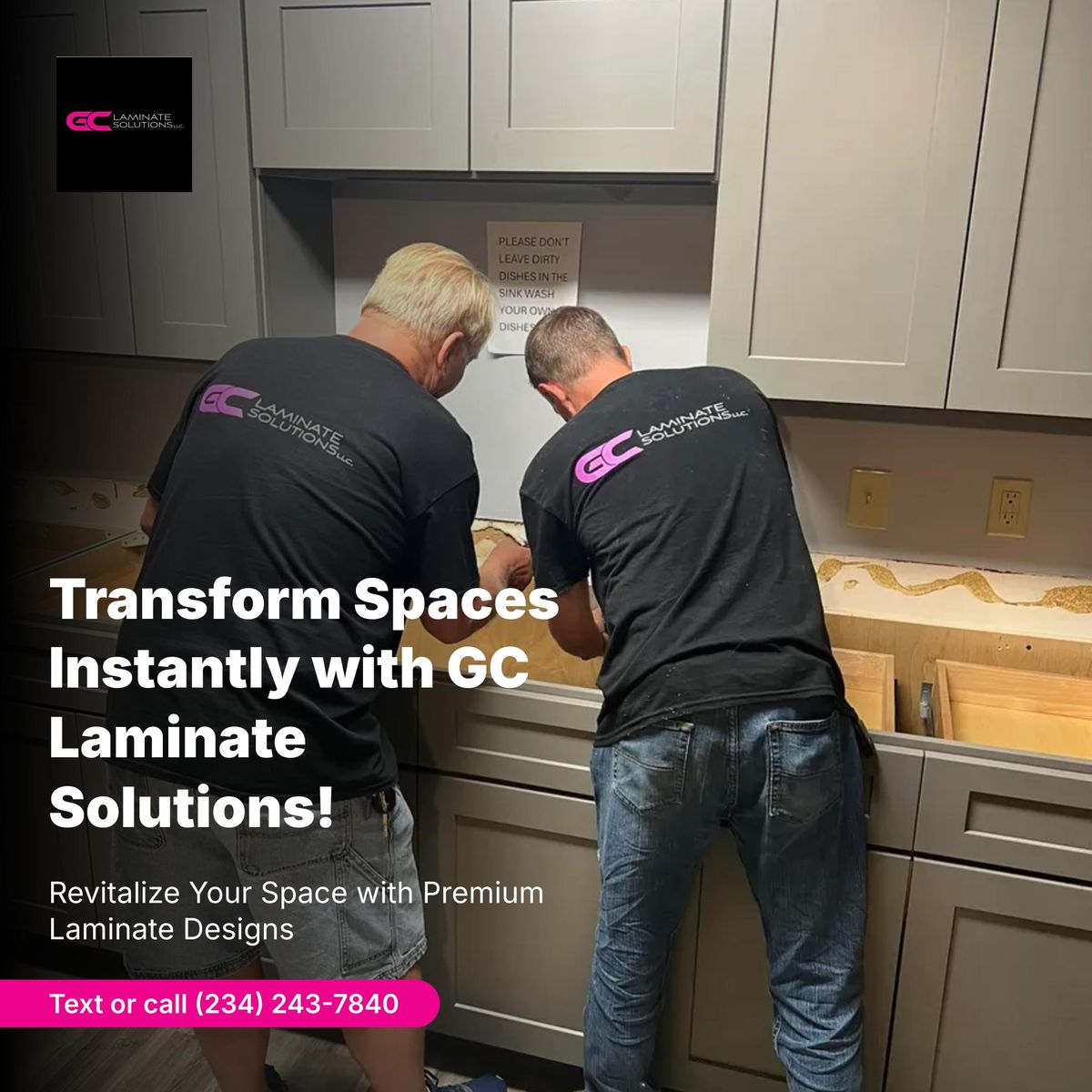 Cabinetry (Residential and commercial) for GC Laminate Solutions in Lordstown, OH