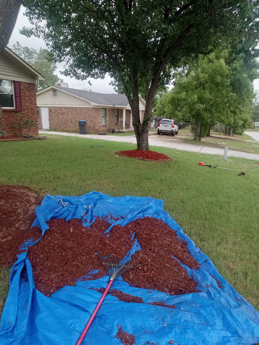 Mulch Installation for Ronny's Lawn Care in Augusta, GA