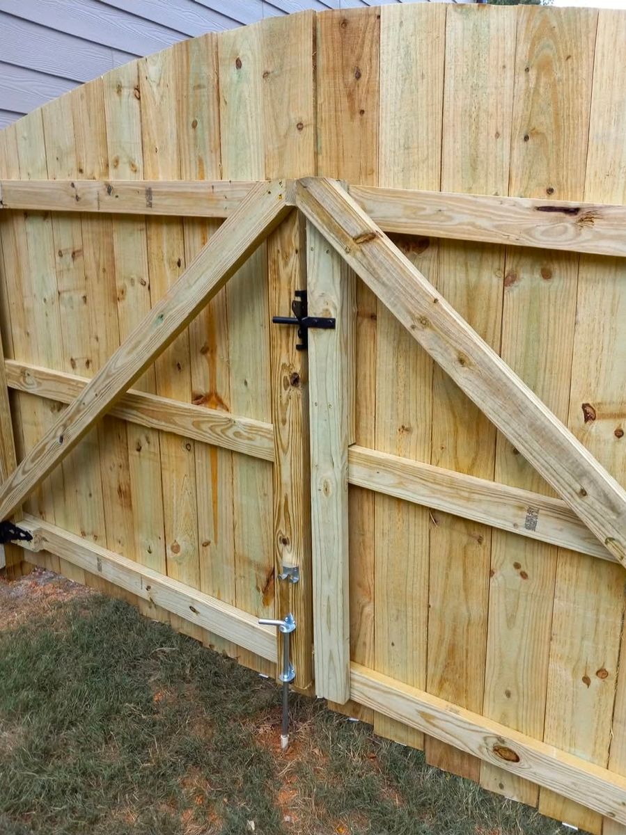 Fencing for All Out Construction in Atlanta, GA