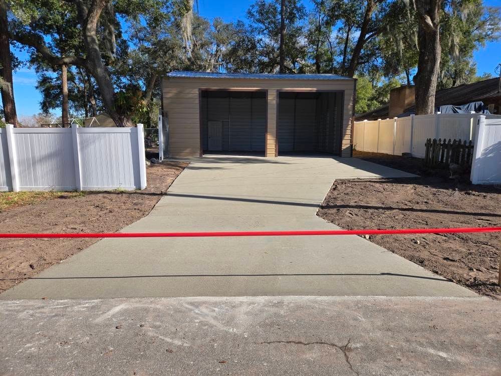 Concrete Driveway Installation for Downer Site Services in Sanford, FL